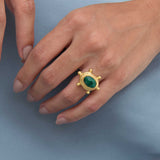 Zand Emerald Cocktail Ring