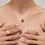 Dilara Labradorite Pendant Necklace | Sustainable Jewellery by Ottoman Hands