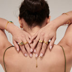 Sabina Gold Stacking Ring | Sustainable Jewellery by Ottoman Hands