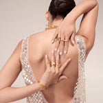 Domna Emerald Cocktail Ring | Sustainable Jewellery by Ottoman Hands