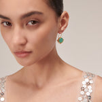 Domna Aqua Chalcedony Drop Earrings | Sustainable Jewellery by Ottoman Hands