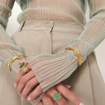 Rita Twist Cuff Bracelet | Sustainable Jewellery by Ottoman Hands