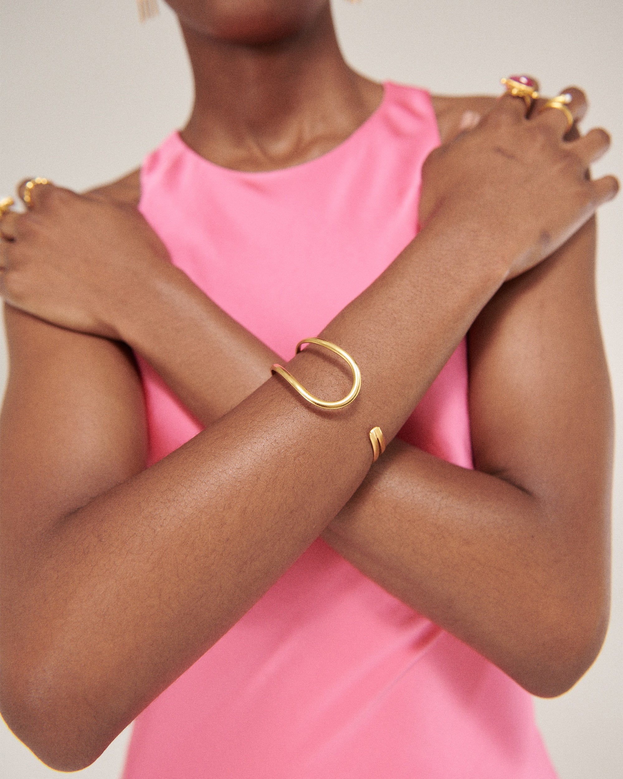 Nefeli Flow Cuff Bracelet | Sustainable Jewellery by Ottoman Hands