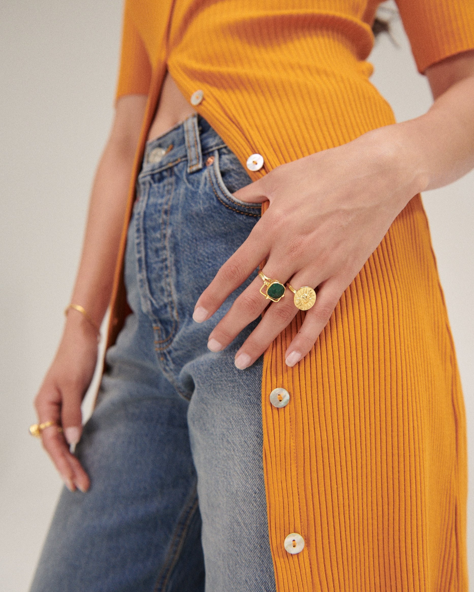 Helia Sun Stacking Ring | Sustainable Jewellery by Ottoman Hands