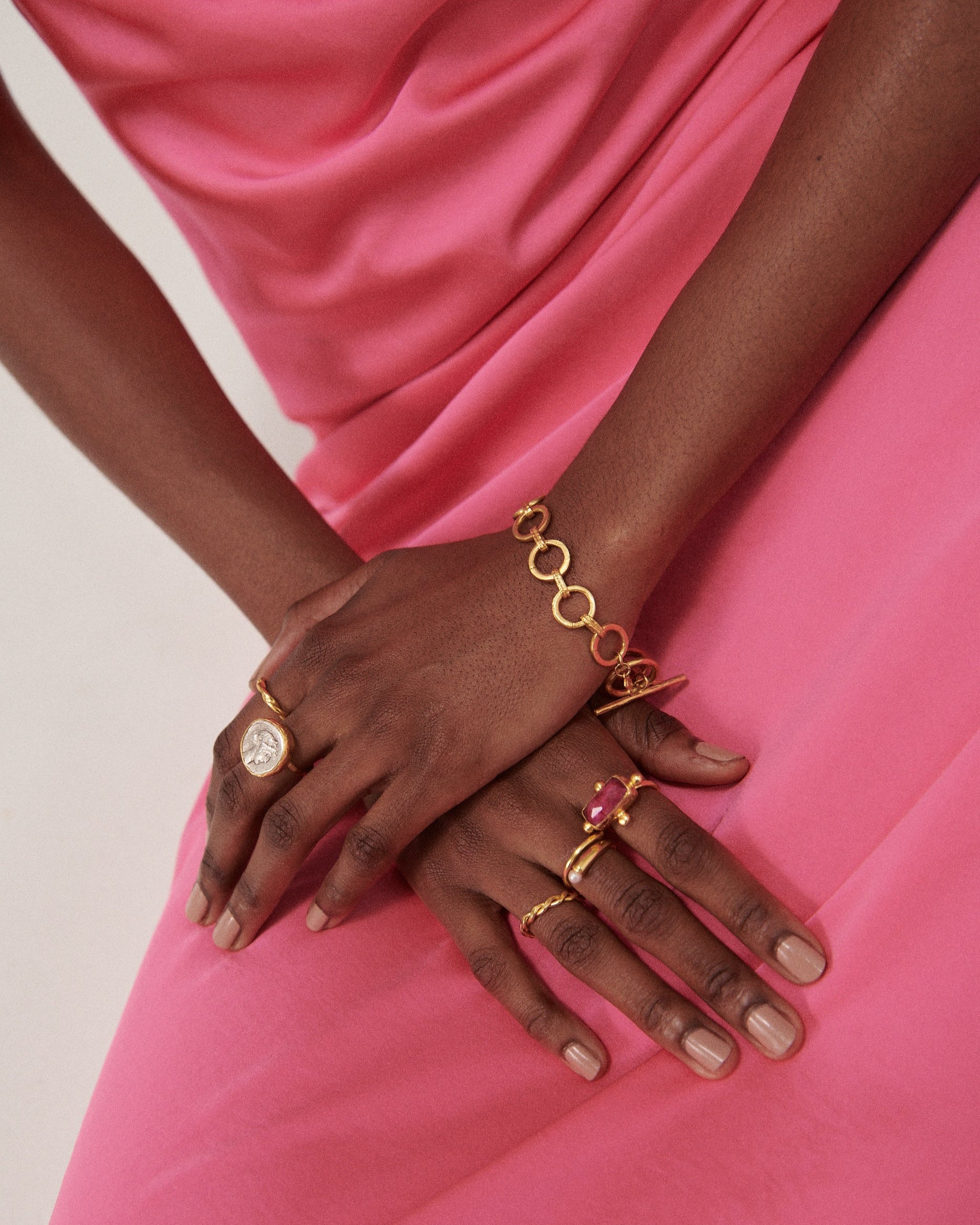 Demeter Mixed Metal Cocktail Ring | Sustainable Jewellery by Ottoman Hands
