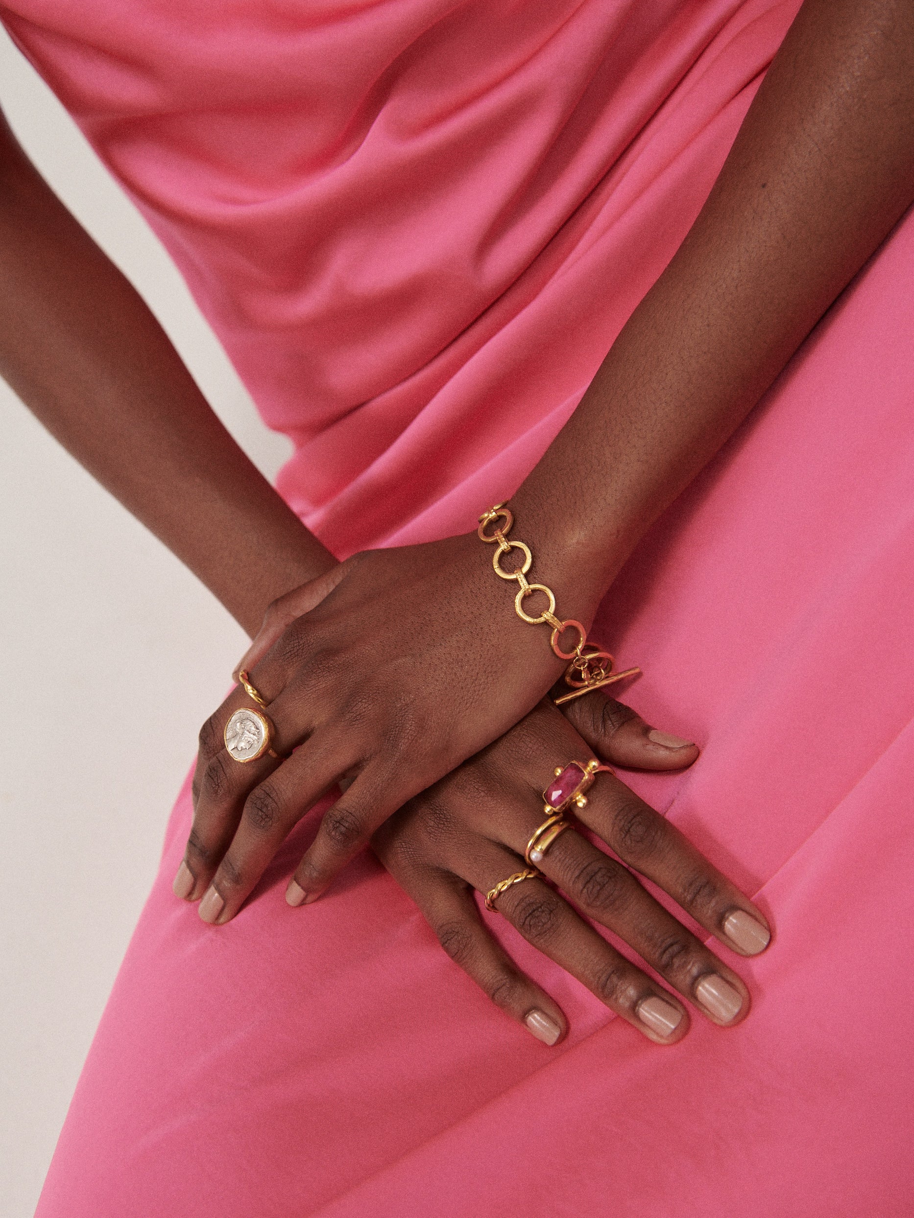 Demeter Mixed Metal Cocktail Ring | Sustainable Jewellery by Ottoman Hands