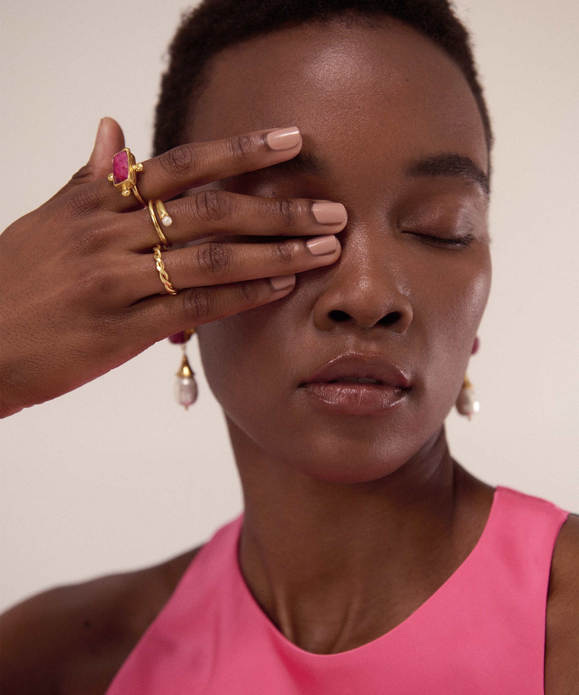 Alessa Ruby Cocktail Ring | Sustainable Jewellery by Ottoman Hands