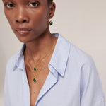 Dilara Emerald Pendant Necklace | Sustainable Jewellery by Ottoman Hands