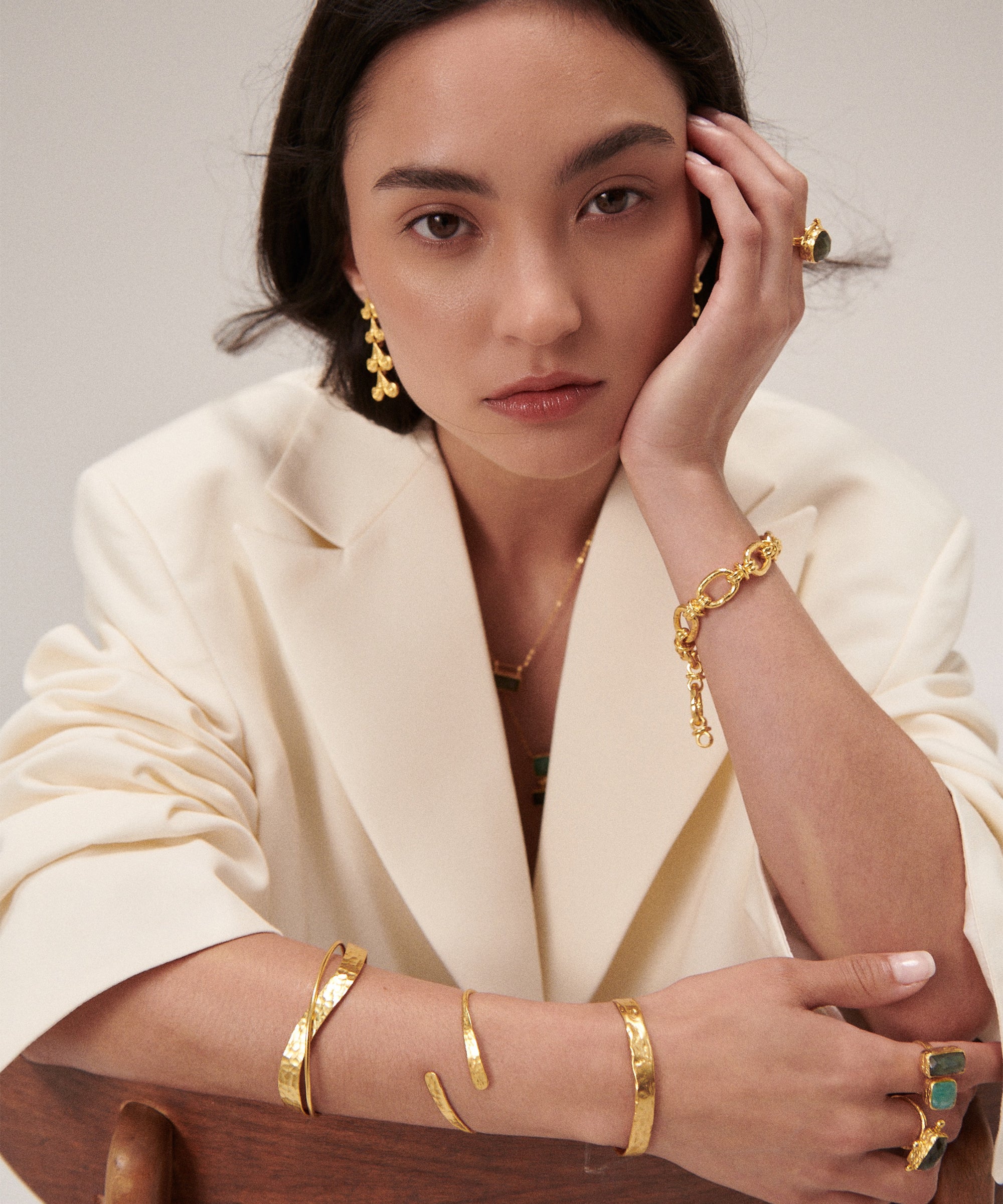 Ekavi Cuff Bracelet | Sustainable Jewellery by Ottoman Hands