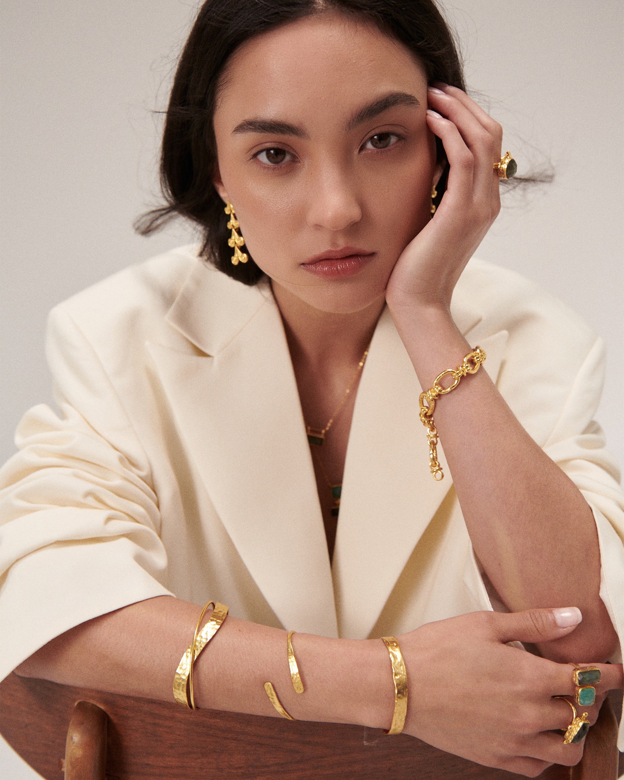 Ekavi Cuff Bracelet | Sustainable Jewellery by Ottoman Hands