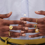 Dilara Labradorite Cocktail Ring | Sustainable Jewellery by Ottoman Hands