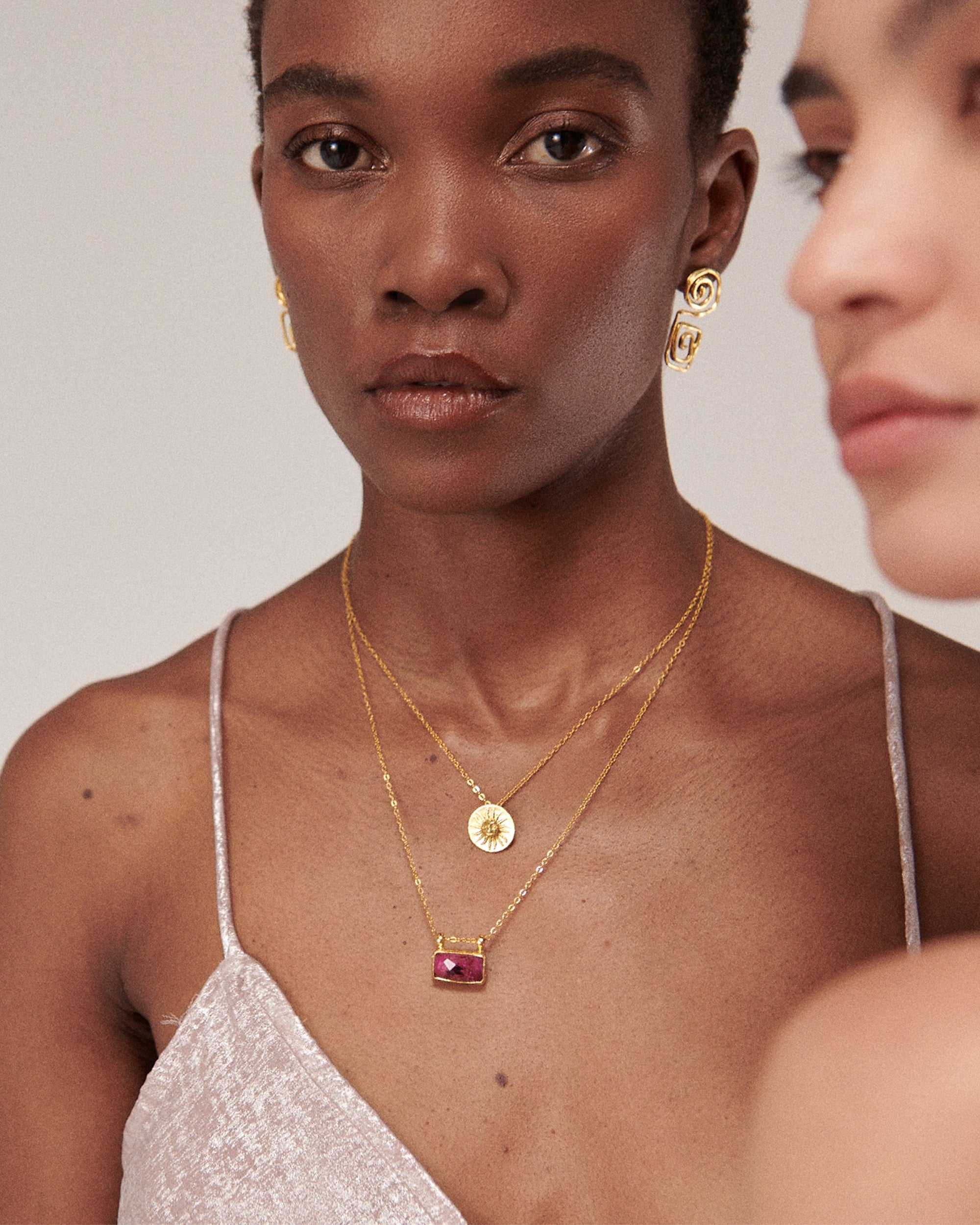 Alessa Ruby Pendant Necklace | Sustainable Jewellery by Ottoman Hands