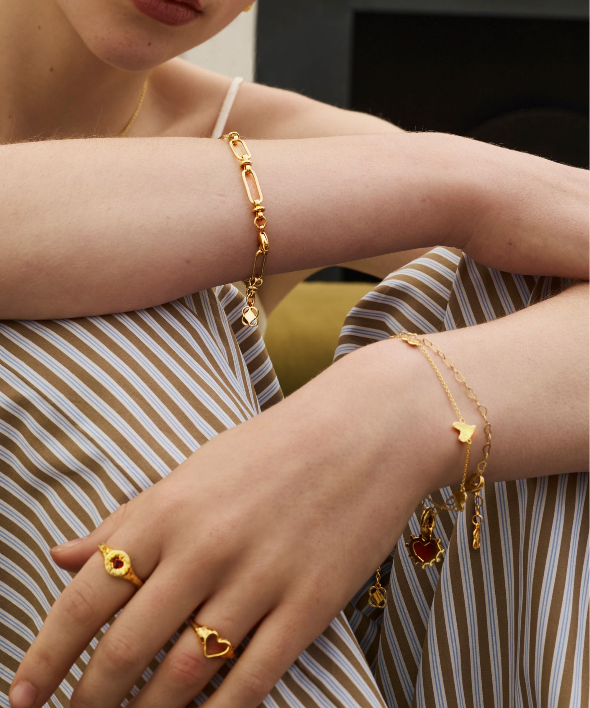 Outline Heart Stacking Ring | Sustainable Jewellery by Ottoman Hands