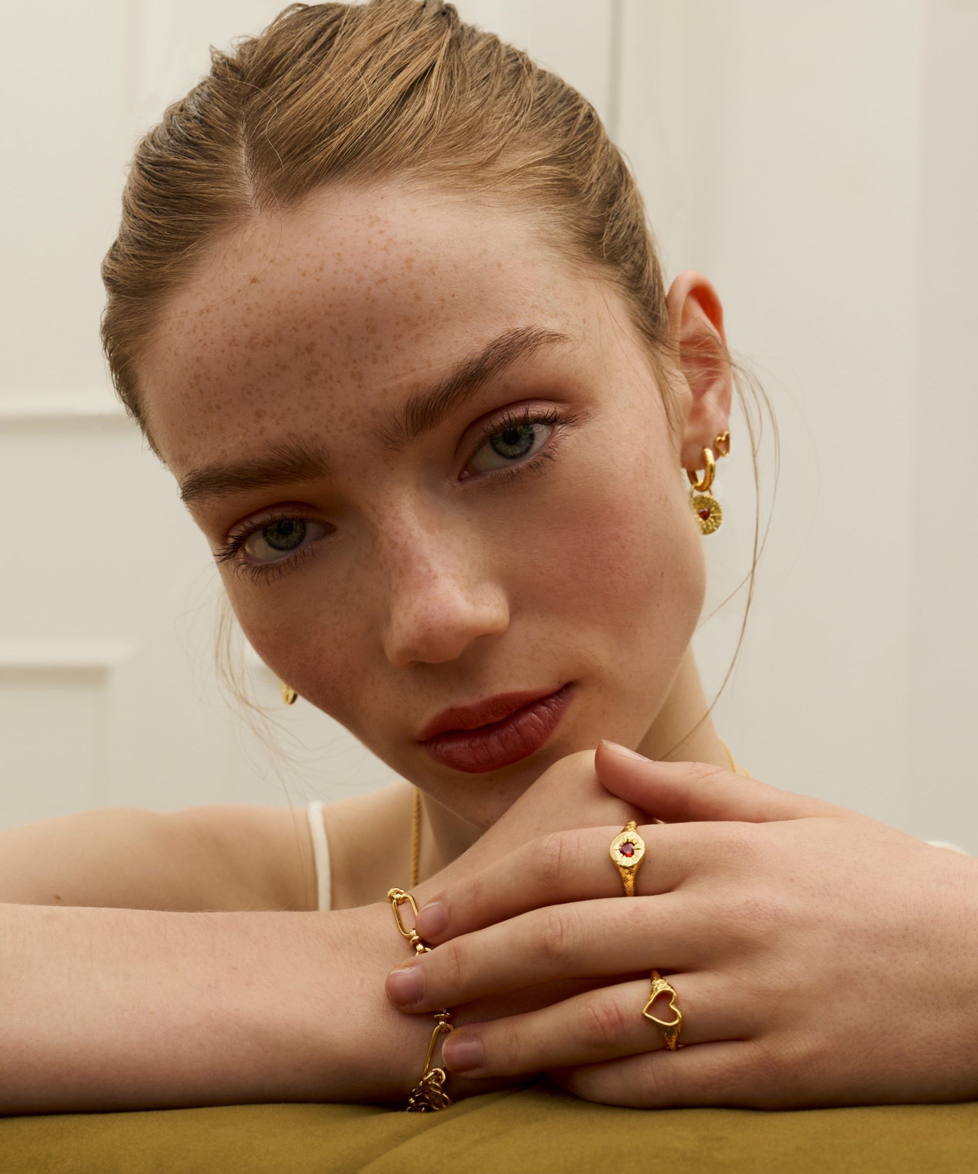 Outline Heart Stacking Ring | Sustainable Jewellery by Ottoman Hands