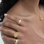Pearl Shield Stacking Ring | Ottoman Hands Jewellery