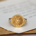 Pearl Shield Stacking Ring | Ottoman Hands Jewellery