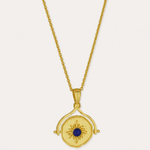 Lapis Star Rotating Pendant Necklace | Sustainable Jewellery by Ottoman Hands