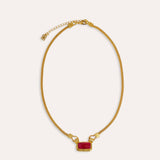 Ruby Chain Necklace | Sustainable Jewellery by Ottoman Hands