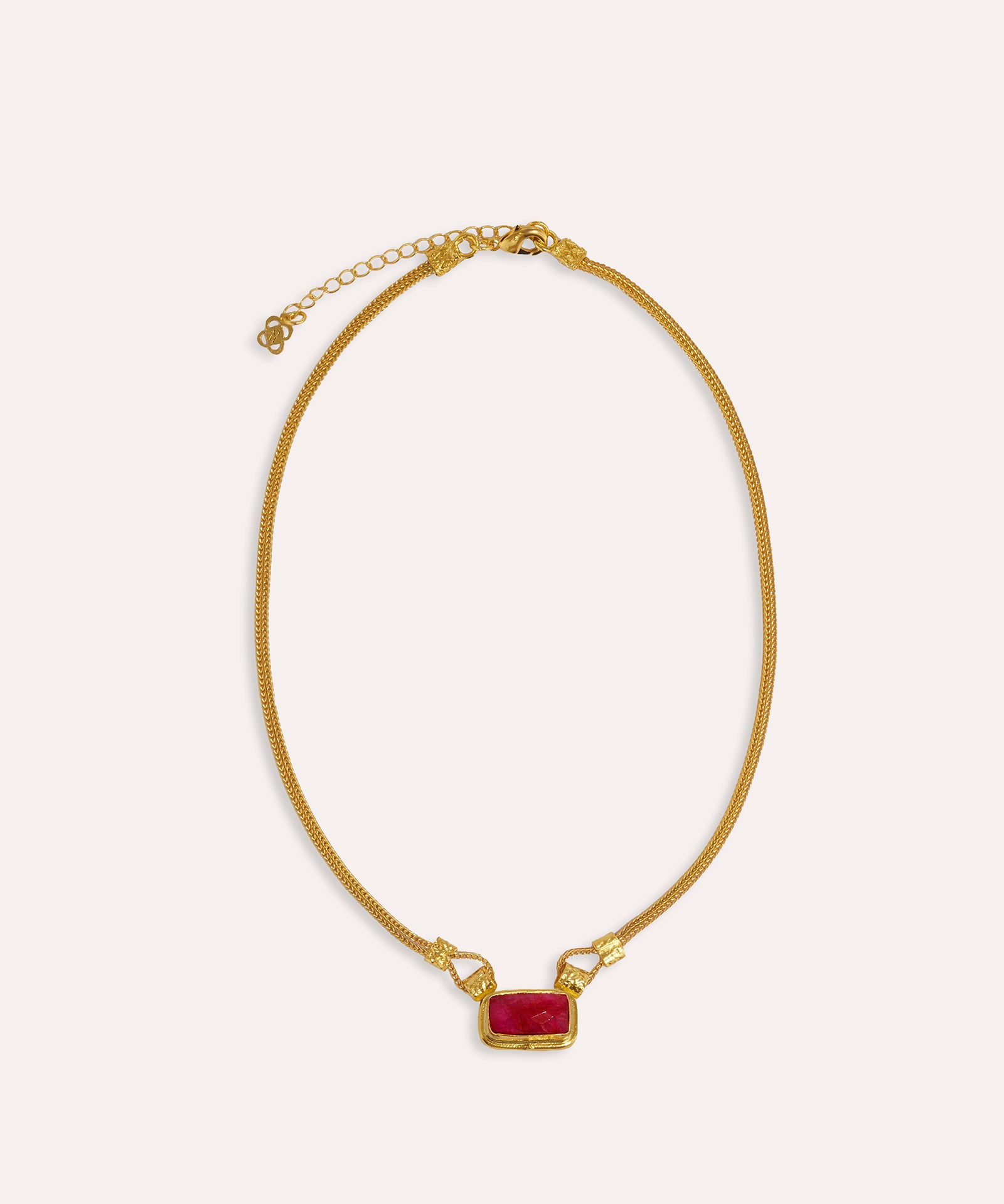 Ruby Chain Necklace | Sustainable Jewellery by Ottoman Hands