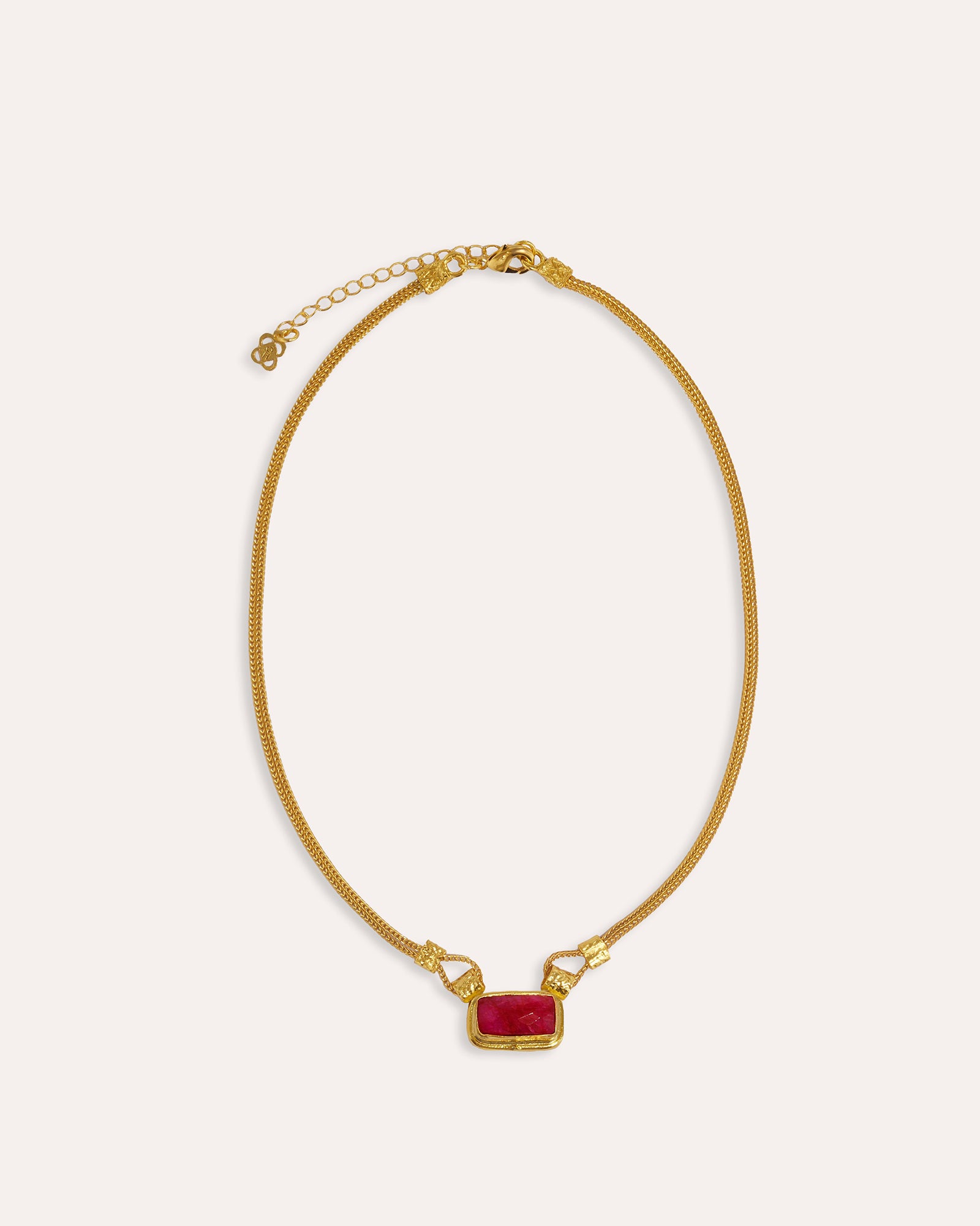 Ruby Chain Necklace | Sustainable Jewellery by Ottoman Hands
