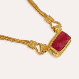 Ruby Chain Necklace | Sustainable Jewellery by Ottoman Hands