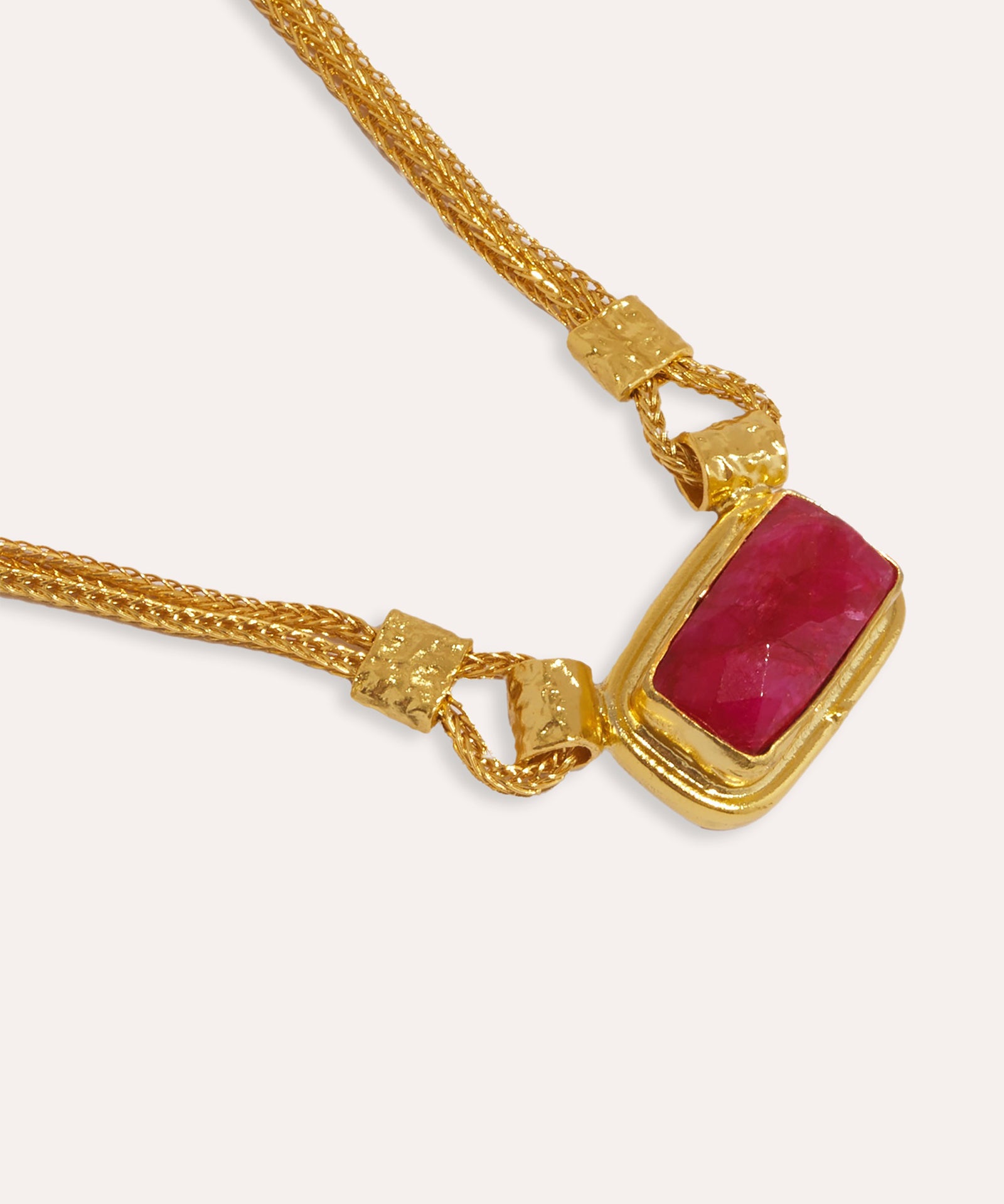 Ruby Chain Necklace | Sustainable Jewellery by Ottoman Hands