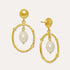 Sloane Pearl Drop Stud Earrings | Sustainable Jewellery by Ottoman Hands