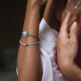 Solana Evil Eye Beaded Bracelet - Mother & Child Set | Sustainable Jewellery by Ottoman Hands
