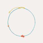 Children's Sonia Mother of Pearl and Turquoise Beaded Necklace | Sustainable Jewellery by Ottoman Hands