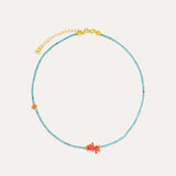 Children's Sonia Mother of Pearl and Turquoise Beaded Necklace | Sustainable Jewellery by Ottoman Hands