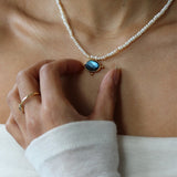 Sorel Pearl and Labradorite Beaded Necklace