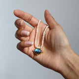 Sorel Pearl and Labradorite Beaded Necklace