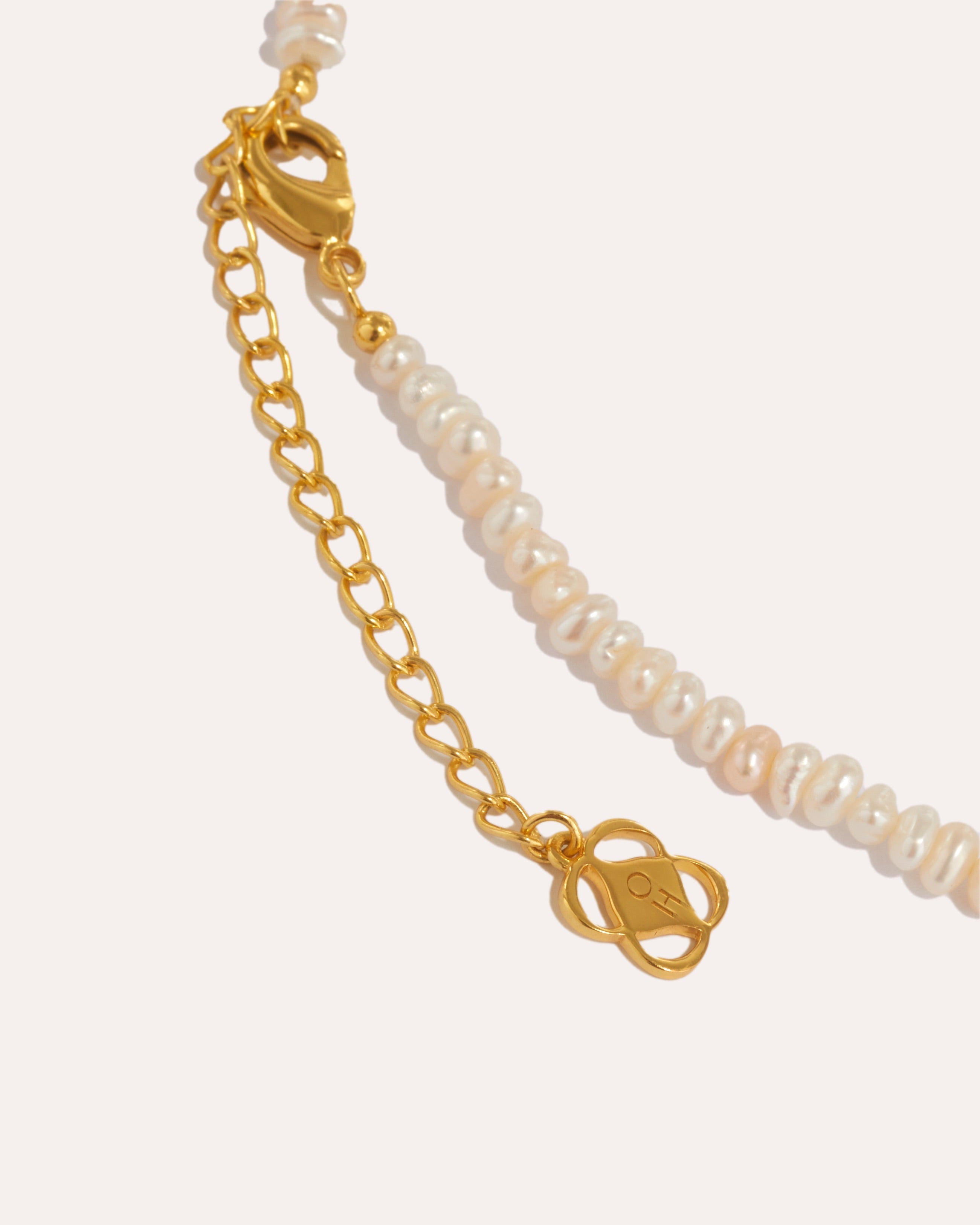 Sorel Pearl and Labradorite Beaded Necklace - Gold | Ottoman Hands Jewellery