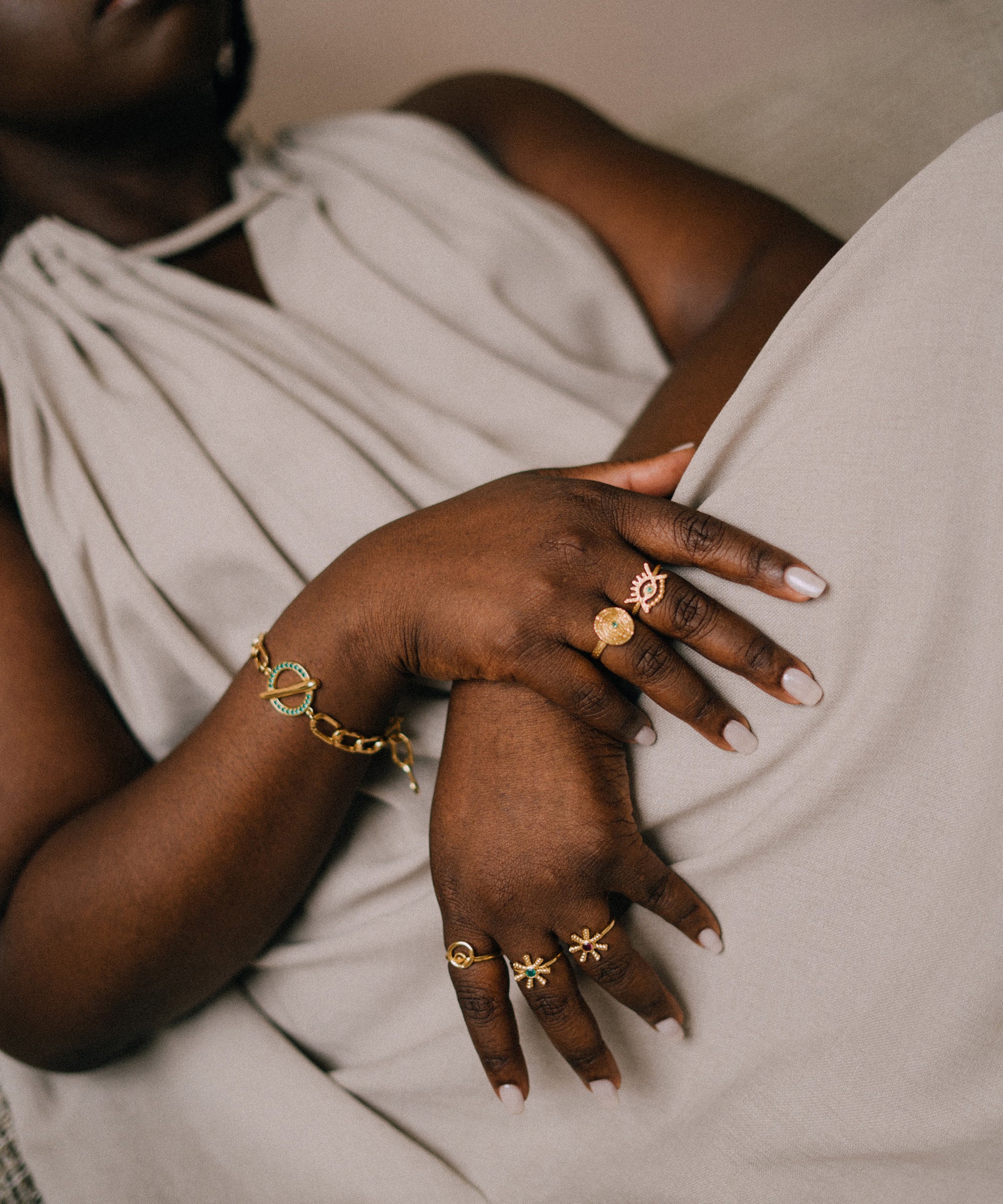 Stephanie Yeboah Yaa T-bar Chain Bracelet | Sustainable Jewellery by Ottoman Hands