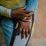 Stephanie Yeboah Mate Masie Tiger's Eye Ring | Sustainable Jewellery by Ottoman Hands