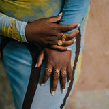 Stephanie Yeboah Adinkrahene Green Onyx Ring | Sustainable Jewellery by Ottoman Hands
