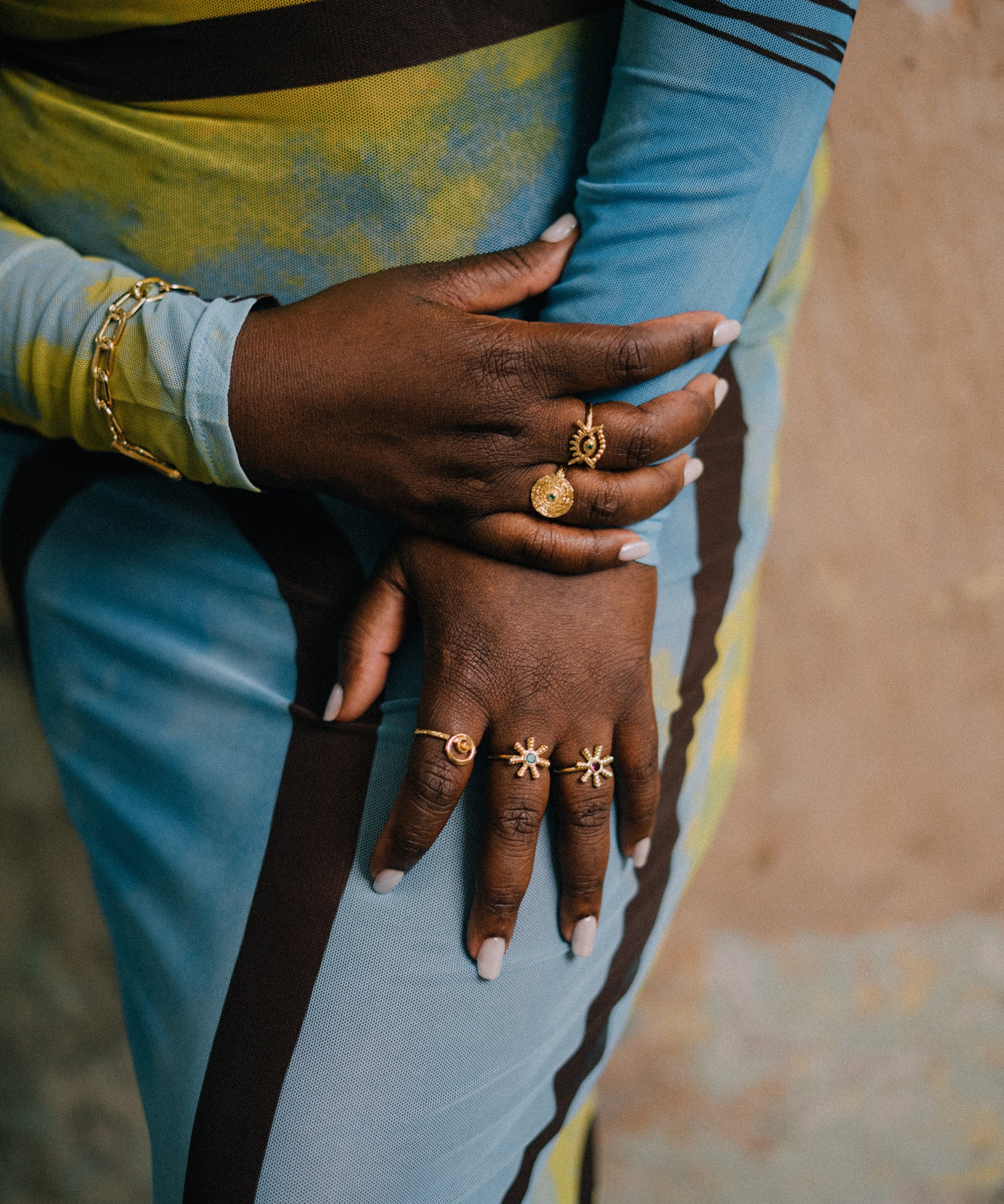 Stephanie Yeboah Adinkrahene Green Onyx Ring | Sustainable Jewellery by Ottoman Hands