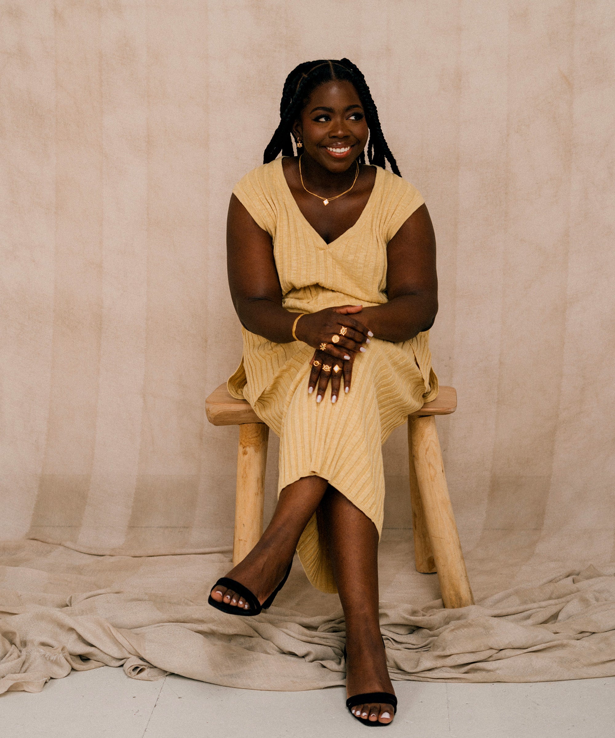 Stephanie Yeboah Adwoa Mother of Pearl Pendant Necklace | Sustainable Jewellery by Ottoman Hands