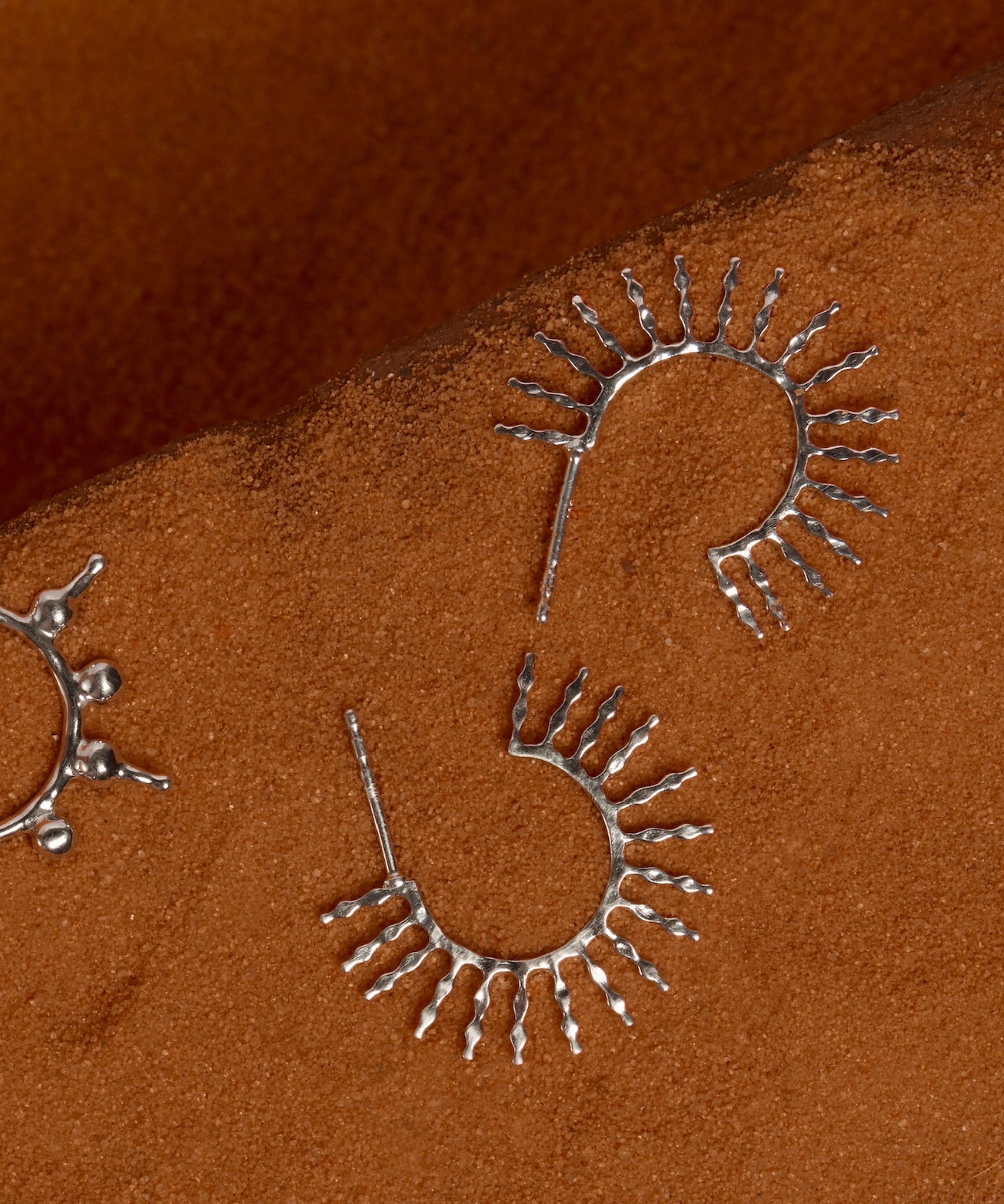 Aylin Sterling Silver Hoop Earrings | Ottoman Hands Jewellery