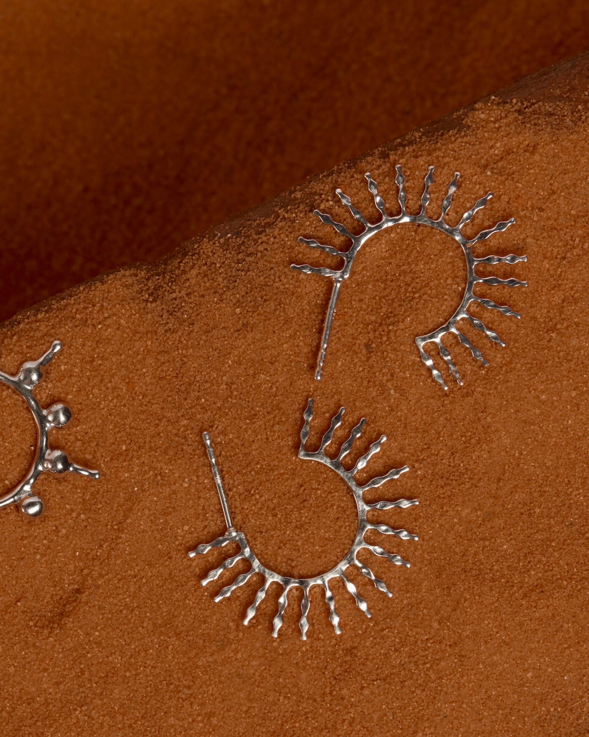 Aylin Sterling Silver Hoop Earrings | Ottoman Hands Jewellery