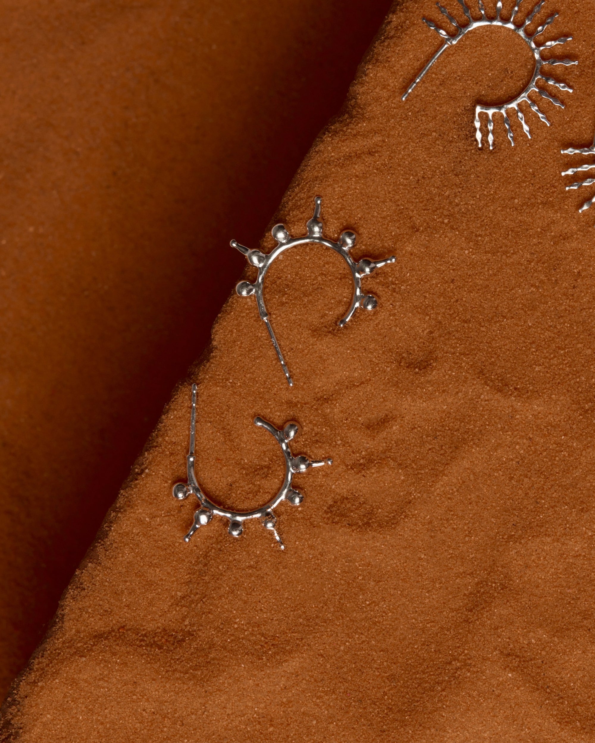 Jale Sterling Silver Hoop Earrings | Ottoman Hands Jewellery