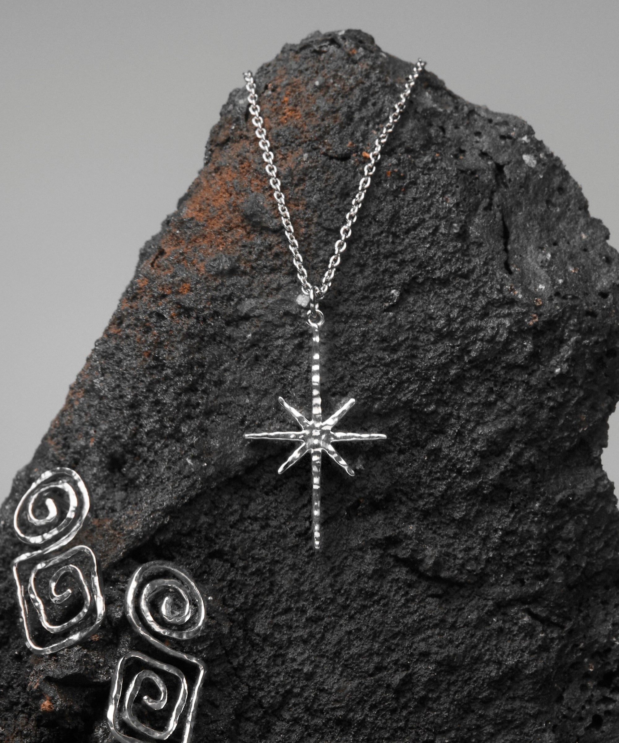 Northern Star Sterling Silver Pendant Necklace | Ottoman Hands Jewellery