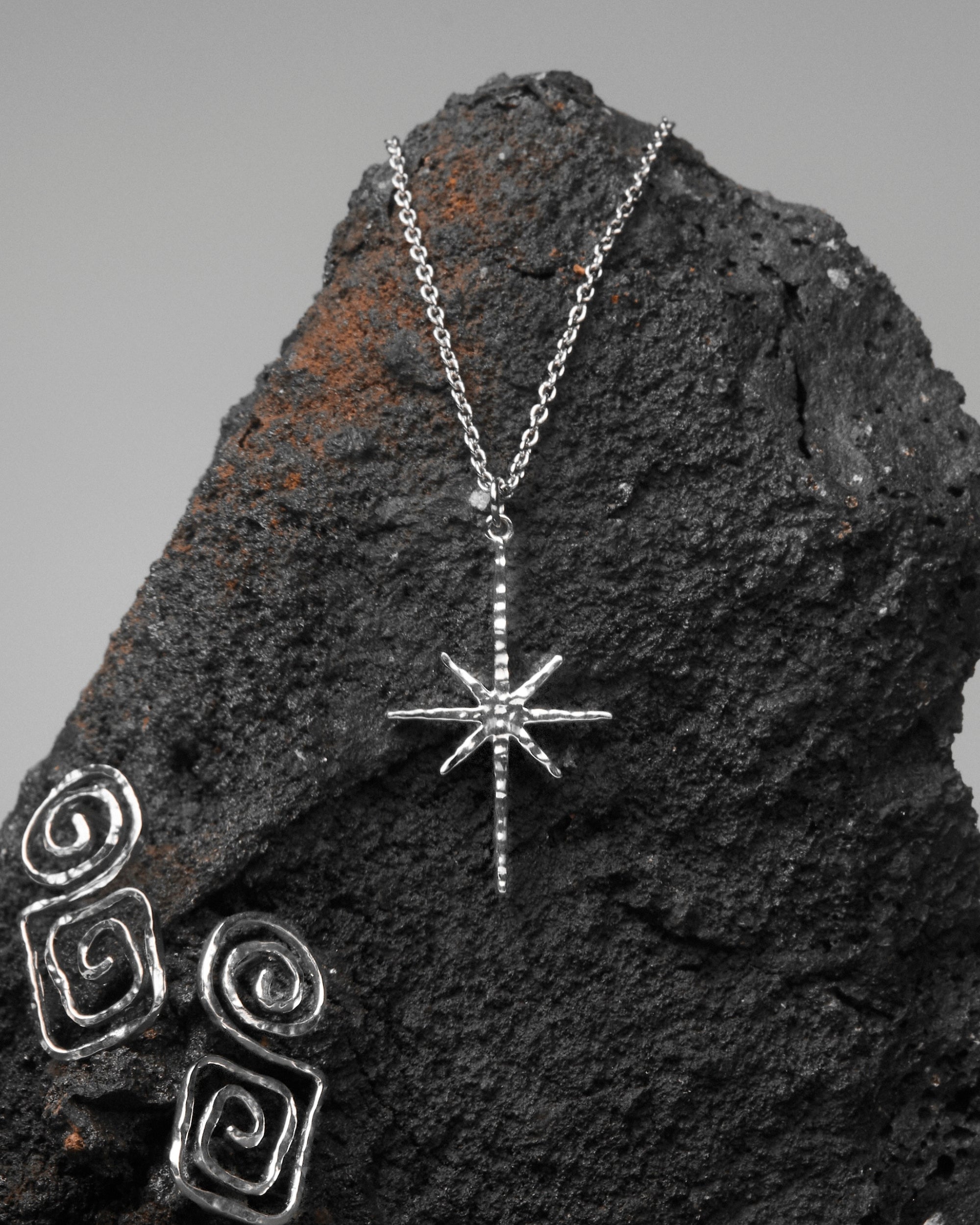 Northern Star Sterling Silver Pendant Necklace | Ottoman Hands Jewellery
