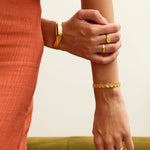 Gold Jewellery Layering Rings and Bracelets | Ottoman Hands Jewellery