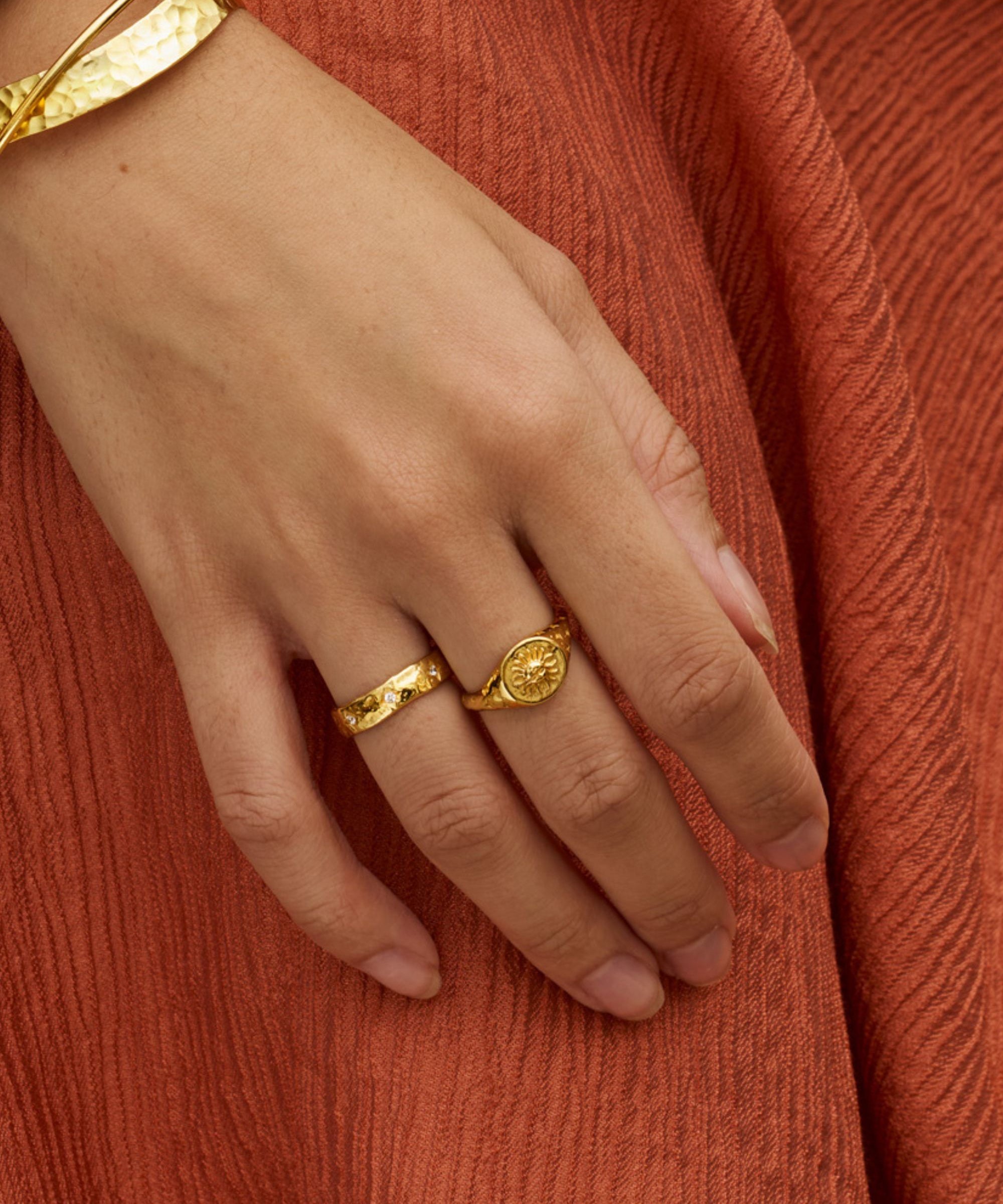 Sunray Signet Ring | Sustainable Jewellery by Ottoman Hands