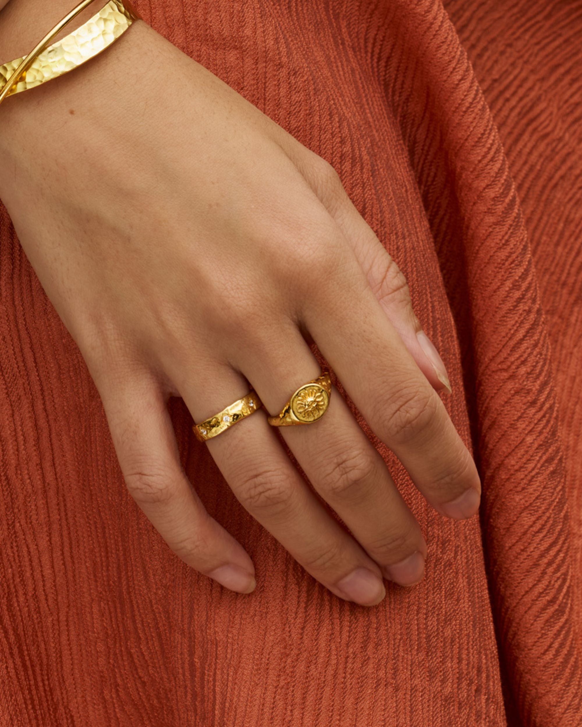 Sunray Signet Ring | Sustainable Jewellery by Ottoman Hands