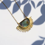 Sunrise Labradorite Pendant Necklace | Sustainable Jewellery by Ottoman Hands