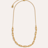 White Topaz Tennis Necklace