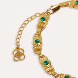 Emerald Green CZ Tennis Bracelet | Sustainable Jewellery by Ottoman Hands