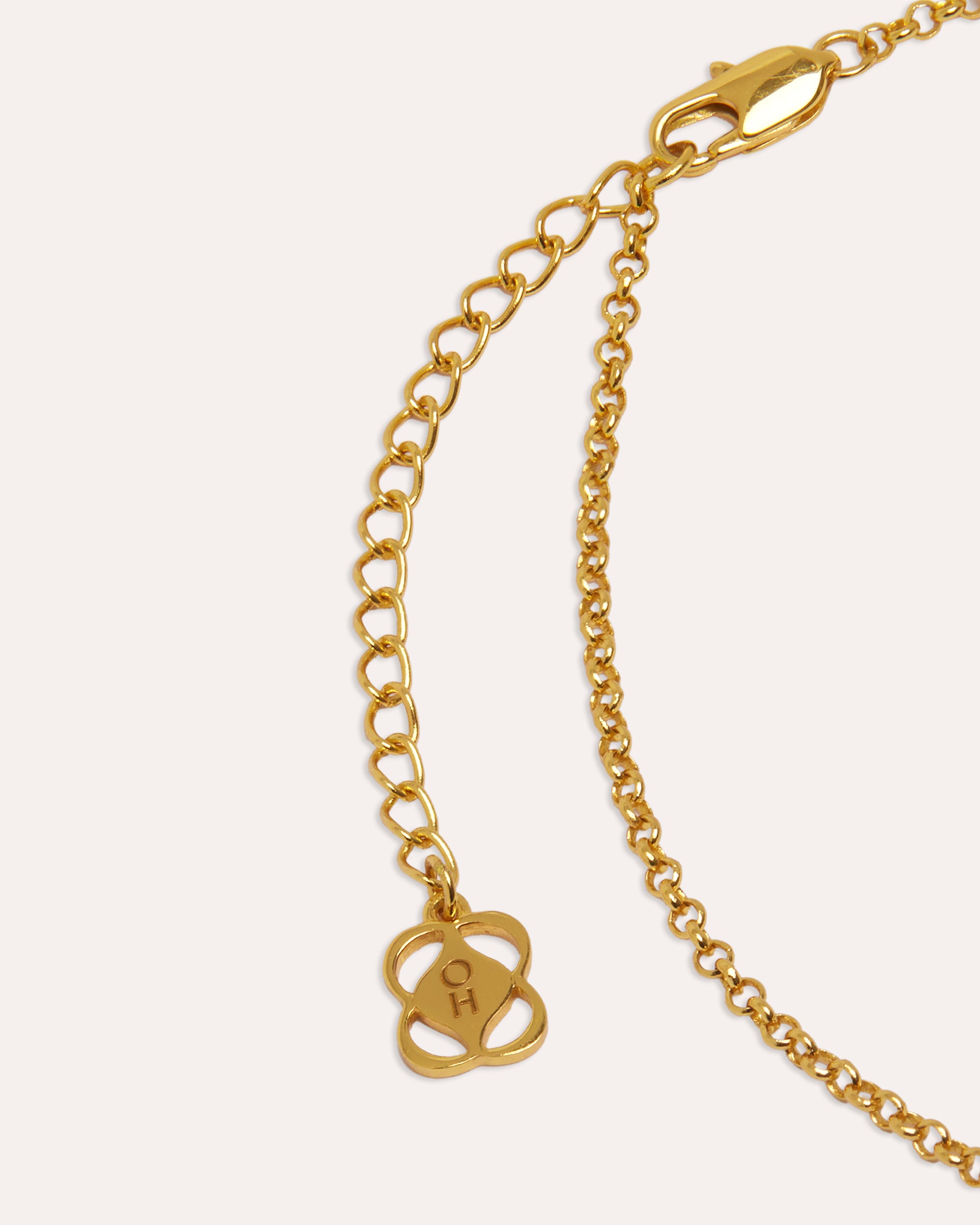 White Topaz Tennis T-Bar Necklace | Sustainable Jewellery by Ottoman Hands